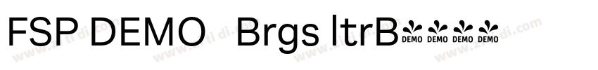 FSP DEMO   Brgs ltrB字体转换